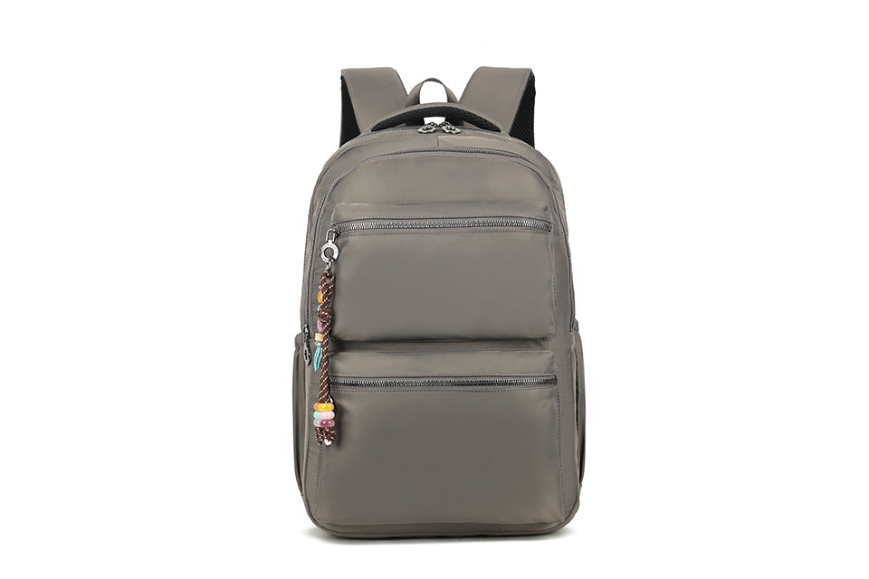 Backpack with double zip