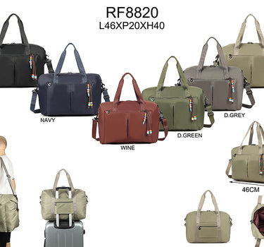 Zipped travel bag