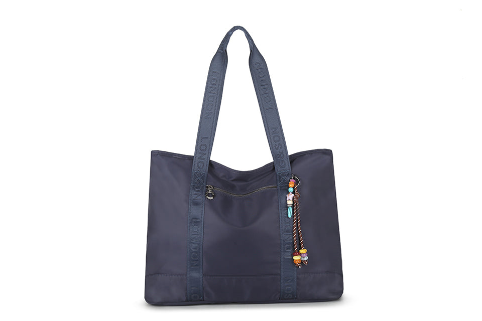 Large shoulder bag navy