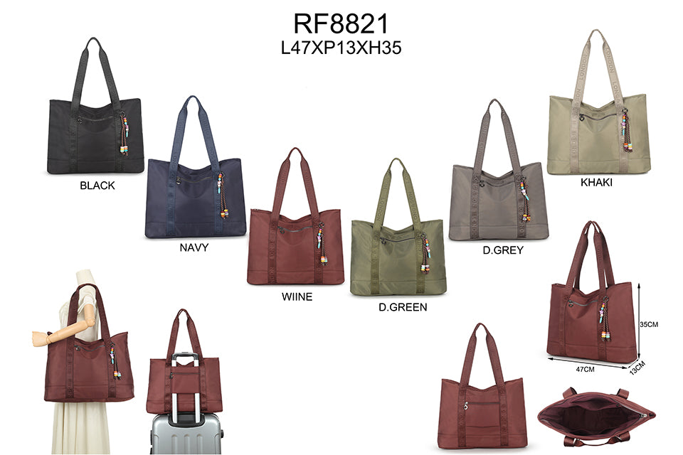 Large shoulder bag navy