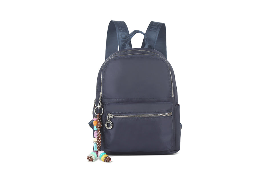 Backpack with single zip