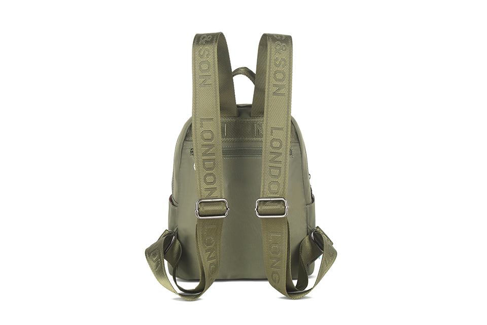 Backpack with single zip