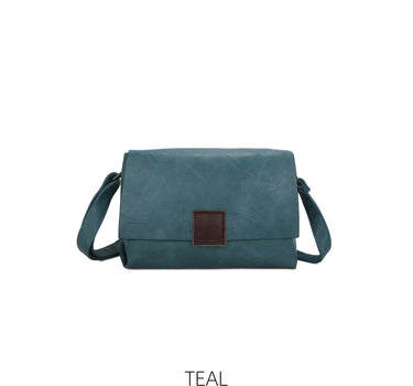 Two Compartments Crossbody with Buckle