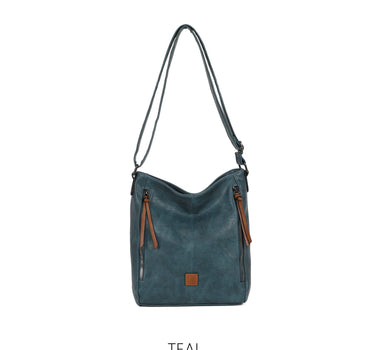 Large Two Side Zippers Crossbody