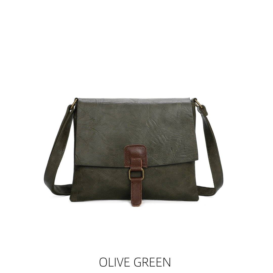 Small Square Crossbody with Buckle