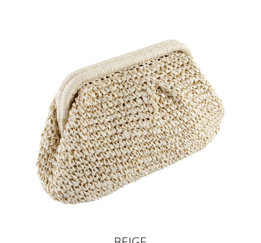 Straw Pouch Bag