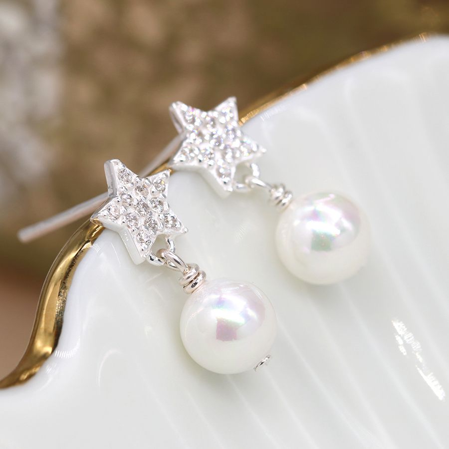 Crystal Pearl POM Anklet
