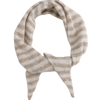 Mini Stripes Triangle Scarf