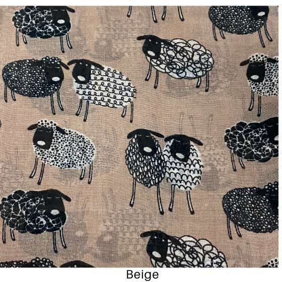 Sketched Sheep Scarf