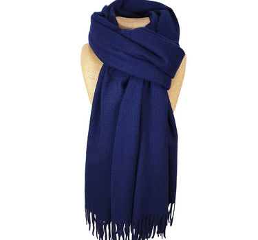 Cosy plain scarf