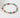 Waterproof gold plated and mixed stone bracelet