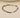 Erin stainless steel gold plated brown fine bead bracelet