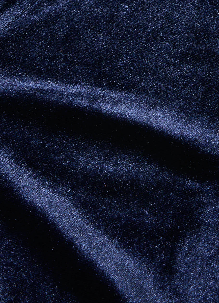 Erin Top | Velvet | Navy