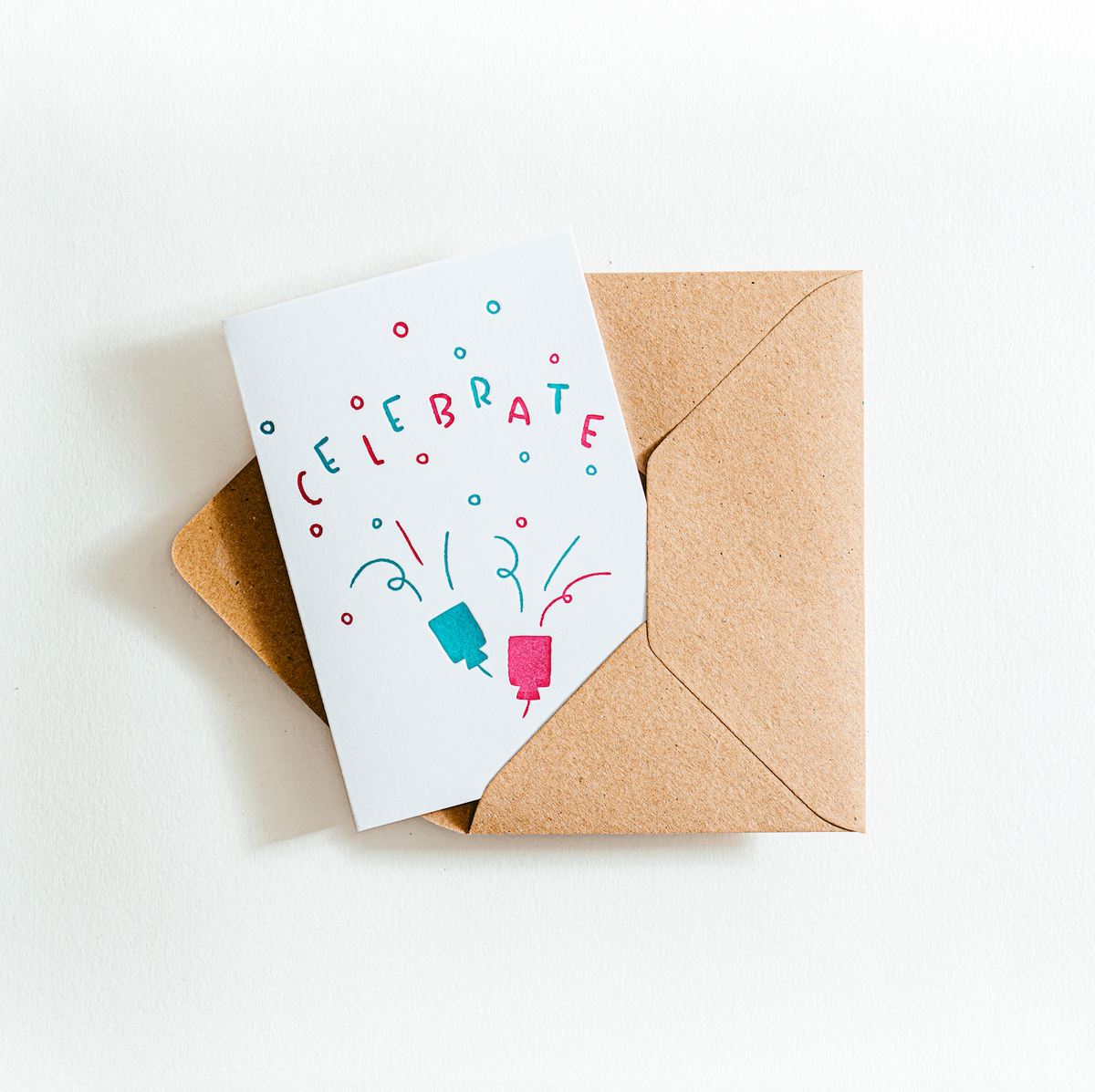 Celebrate Letterpress Card