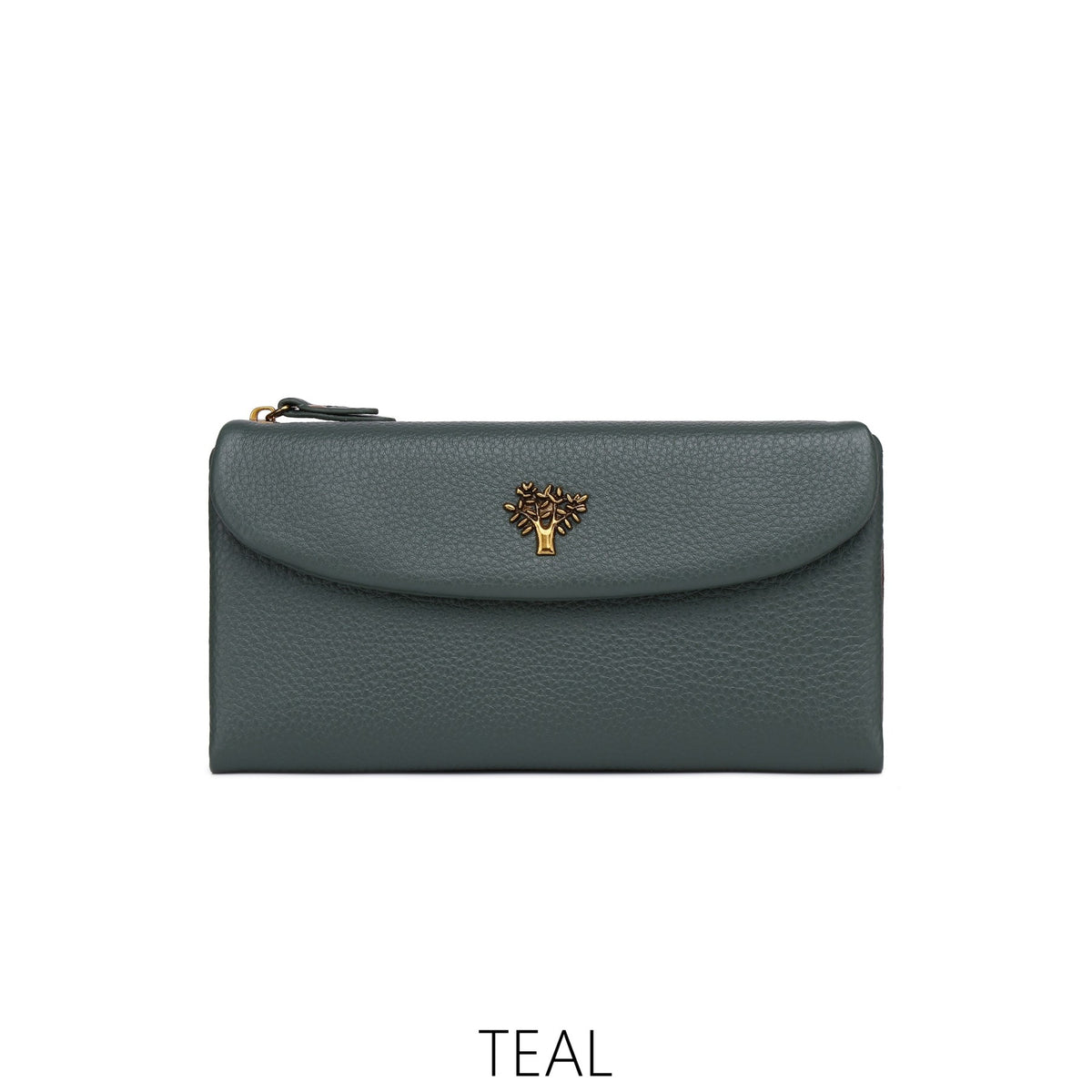Leather Large Bifold Tree Purse