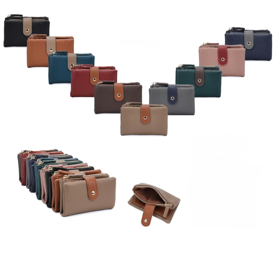 Small Soft Bifold Match Colour Purse