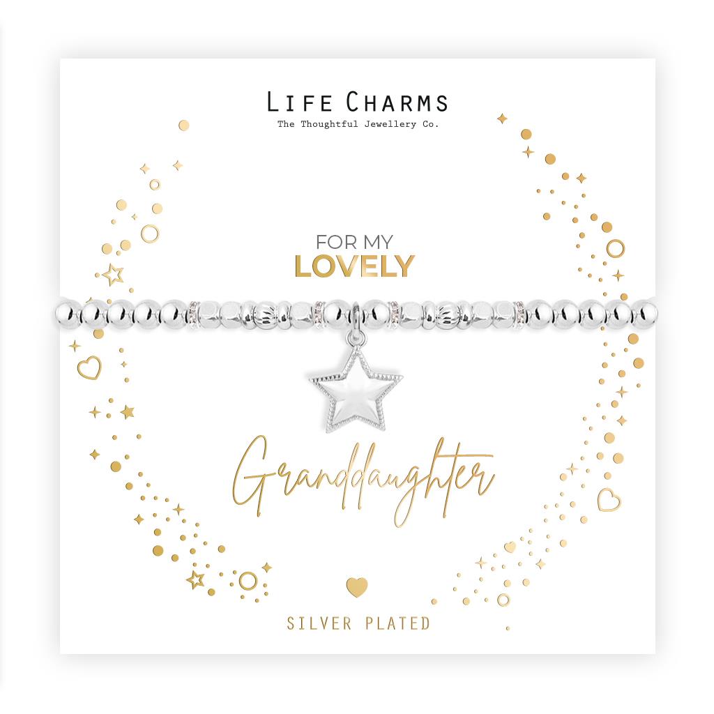 Christmas sleeve bracelet - Lovely Grandaughter