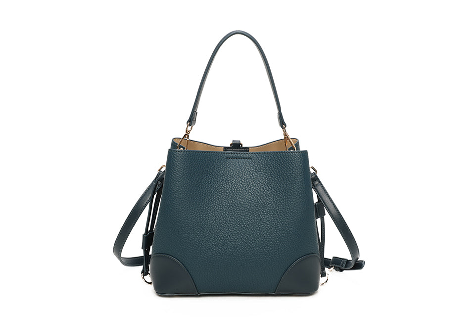 Bucket shaped shoulder bag