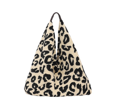 Shearling hobo bag