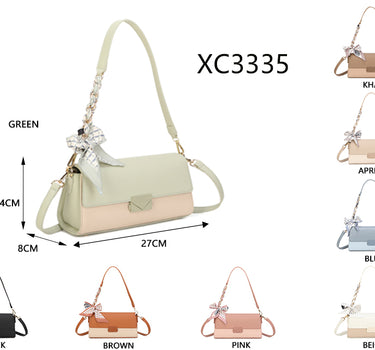 Two toned oblong bag