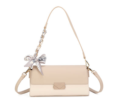 Two toned oblong bag