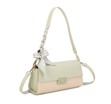 Two toned oblong bag