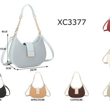 Curved shoulder bag