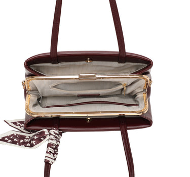 Slim bag with scarf detail