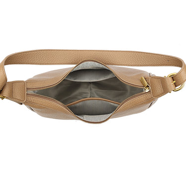Curved shoulder bag