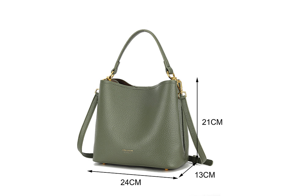 Bag with long and short strap