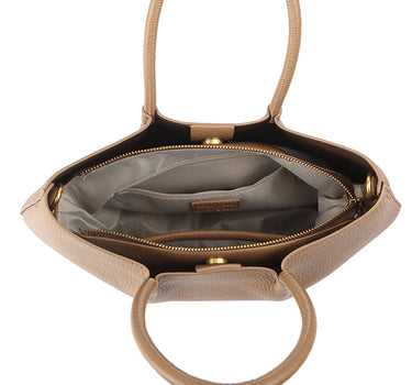 Plain  bag with detachable long strap