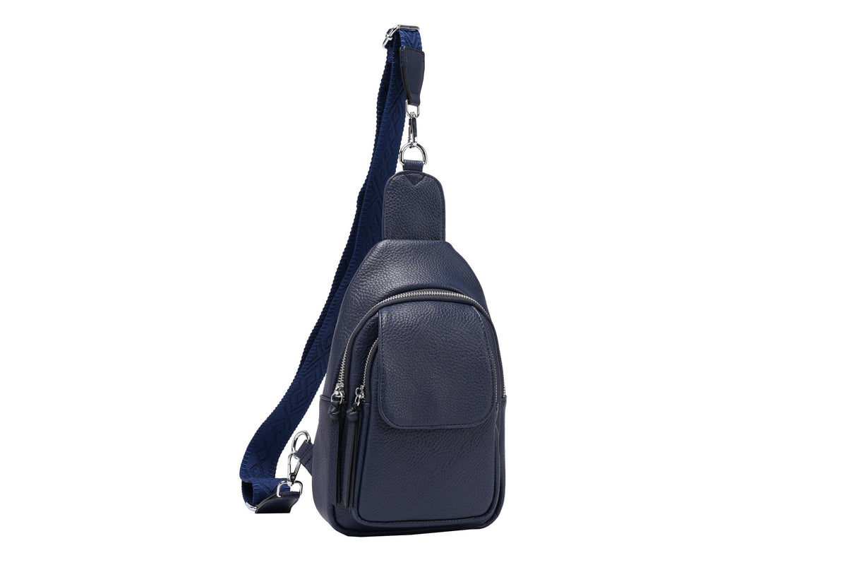 Sling bag with plain strap