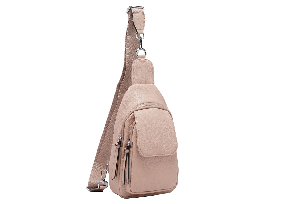 Sling bag with plain strap