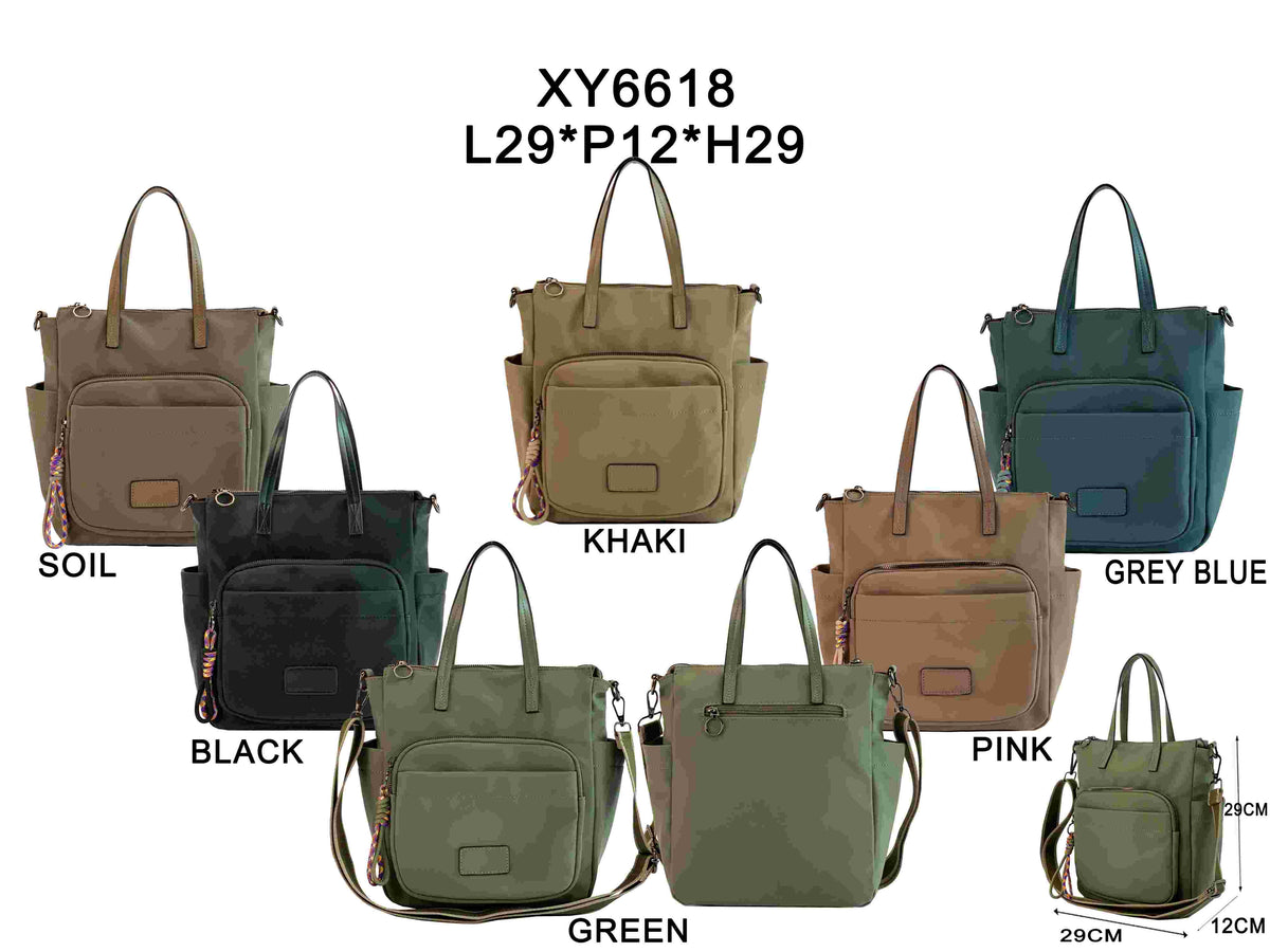 Khaki Strong multi pocket bag