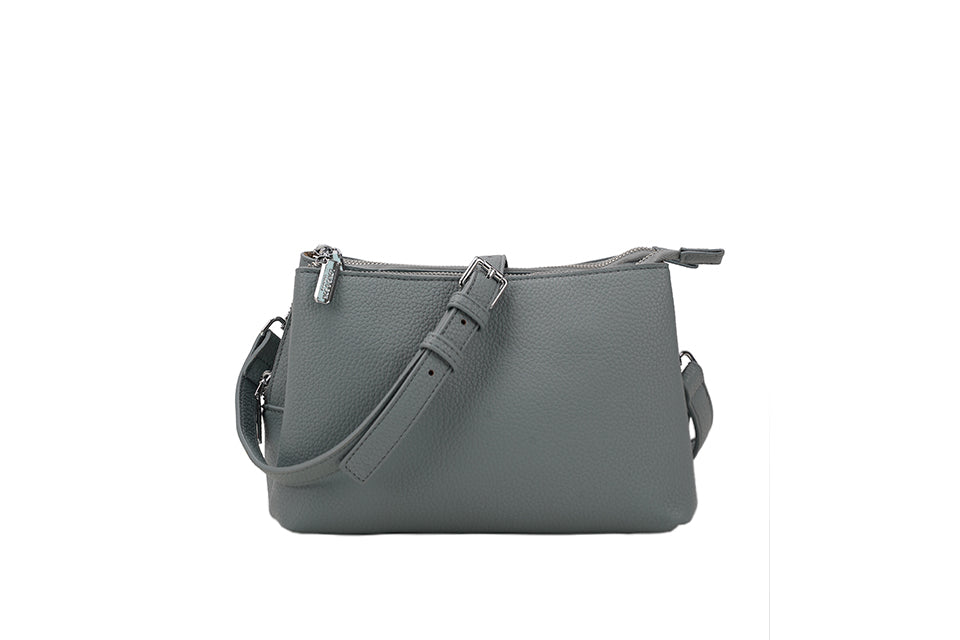 Triple zipped bag