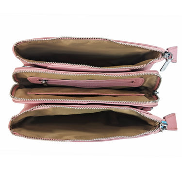 Triple zipped bag
