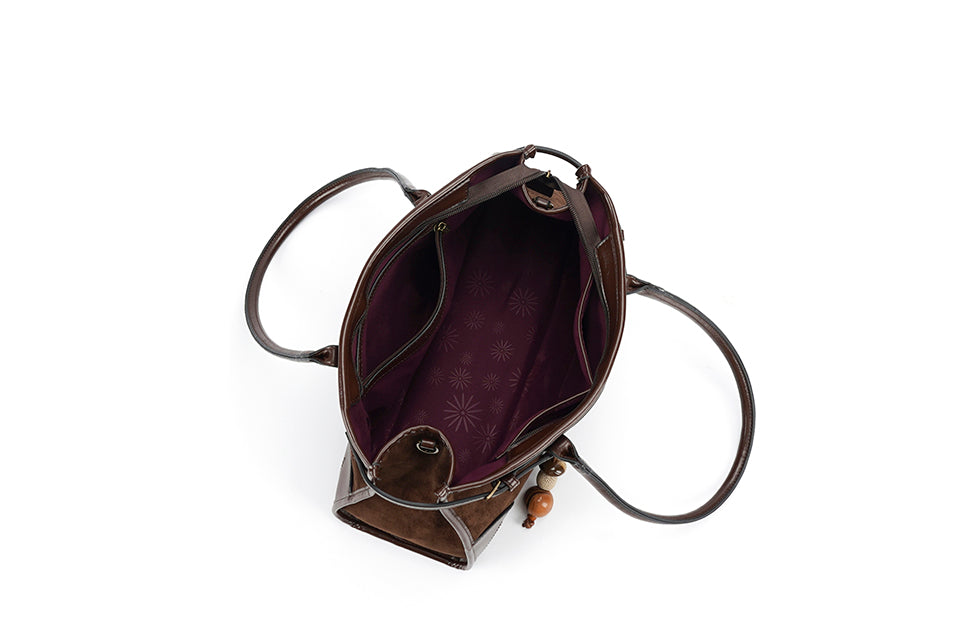 Suede grab bag