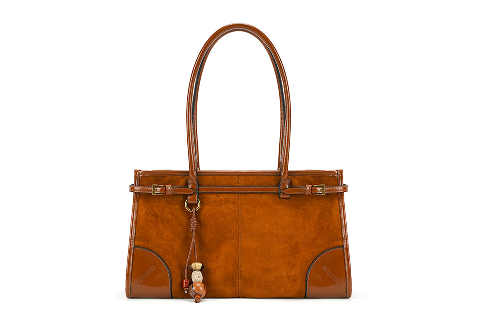 Suede grab bag