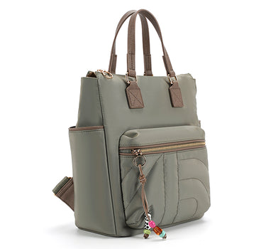 Quilted backpack
