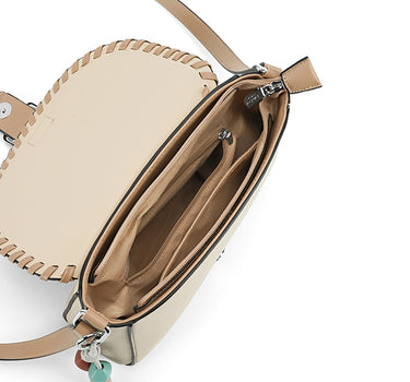 Shoulder bag with stitch detail