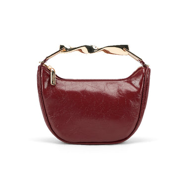 Grab bag with gold handle