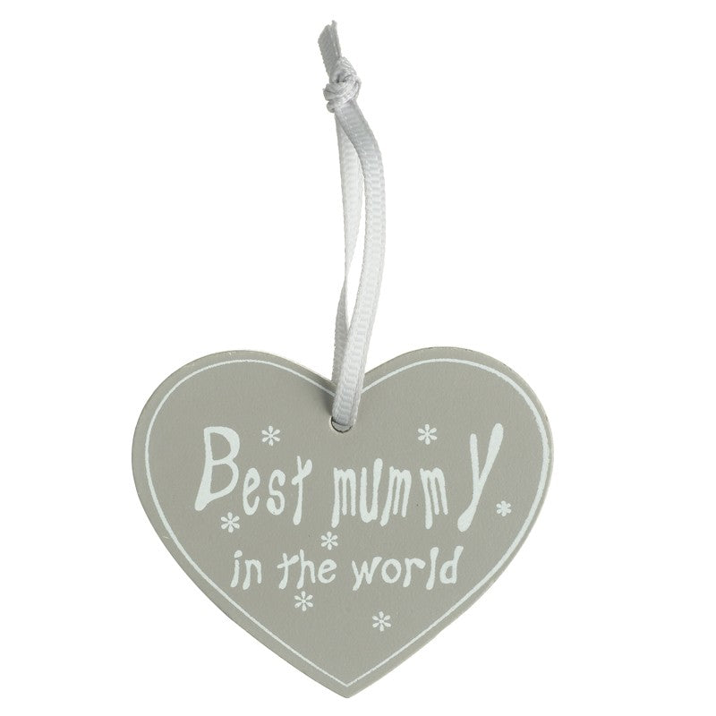 Best Mummy In The World Hanging Sign