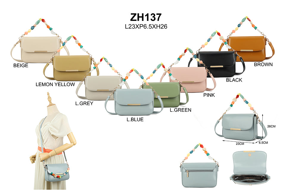 Bag with jewelled handle