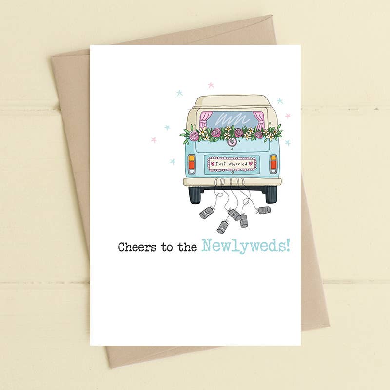 Wedding - Cheers to the Newlyweds - Greetings Card