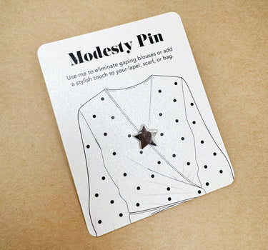 Modesty Star Pin Brooch