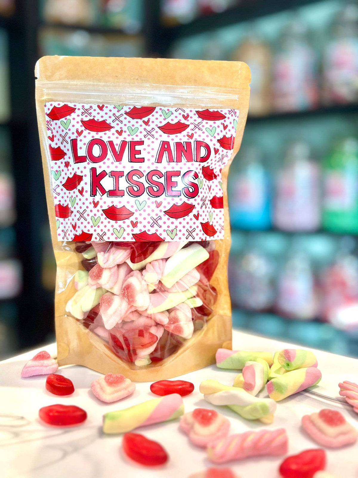 Love and Kisses Sweet Bag 400g