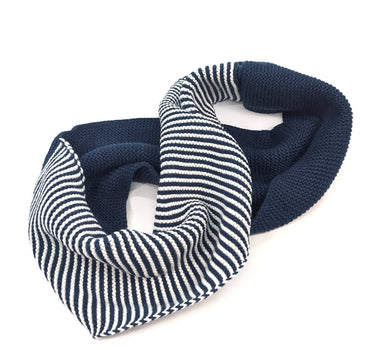 Pandji - Half & Half Double Snood - Navy Blue