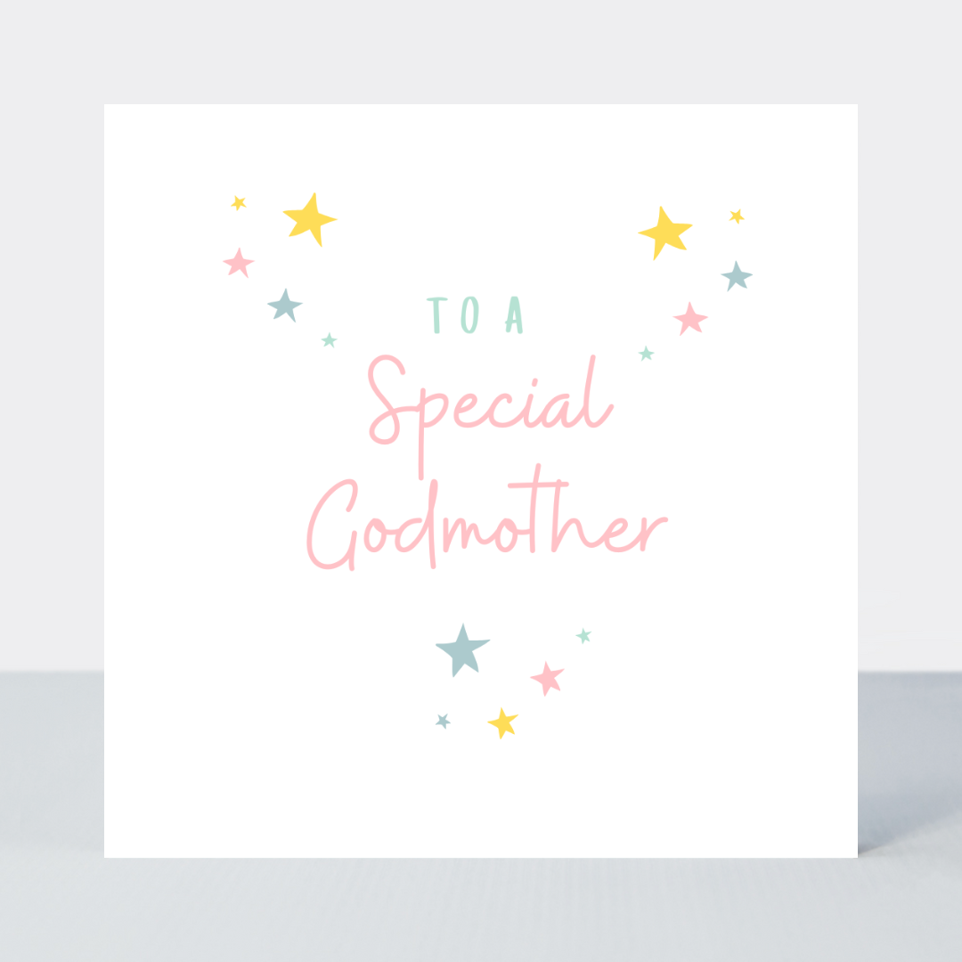Rainbows Special Godmother Card