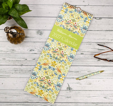 William Morris Slim Wall Calendar 2027