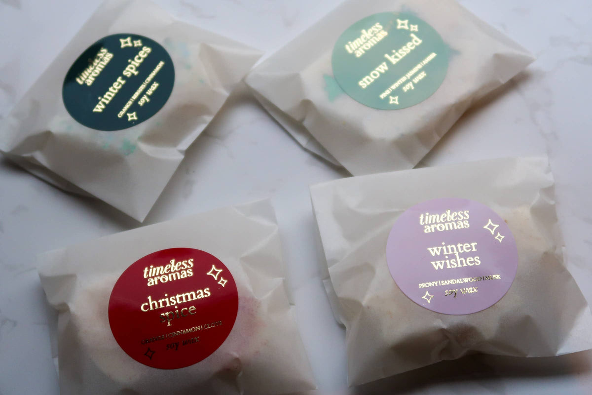 Winter Wishes, Mini Soy Wax Melts | Timeless Aromas